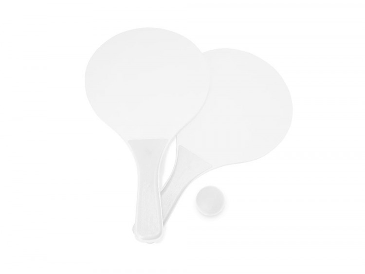 Набор FEROE для игры на пляже (2 ракетки и мячик), белый