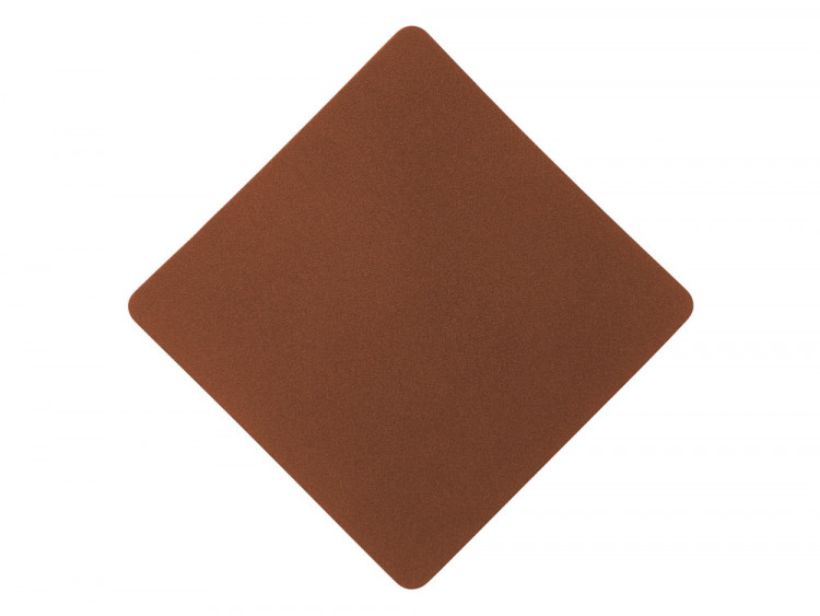 ПАТЧ РОМБ nubuk (коричневый ) 7,6 х 7,6 см
