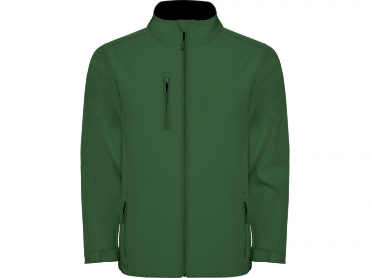 Куртка софтшелл Nebraska мужская, бутылочный зеленый