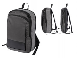 Расширяющийся рюкзак Slimbag для ноутбука 15,6, серый