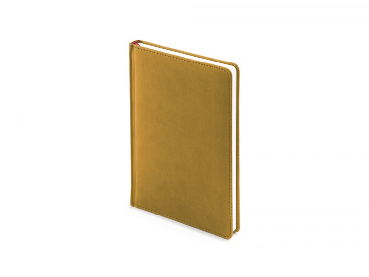 Ежедневник недатированный А5 Velvet, горчичный