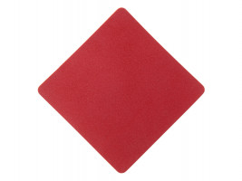 ПАТЧ РОМБ nubuk (красный) 7,6 х 7,6 см