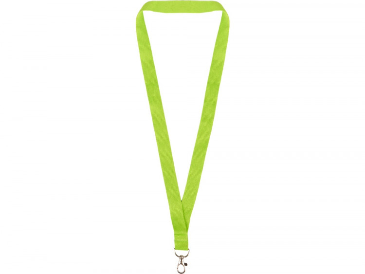 Ланъярд из RPET с карабином, зеленое яблоко