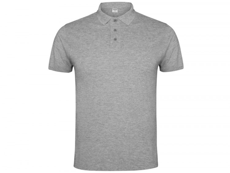 Рубашка поло Imperium мужская, серый меланж