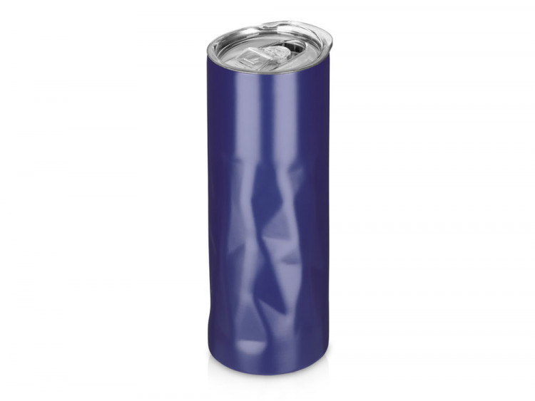 Вакуумная термокружка Decart, 450 мл, тубус, ярко-синий (Р)