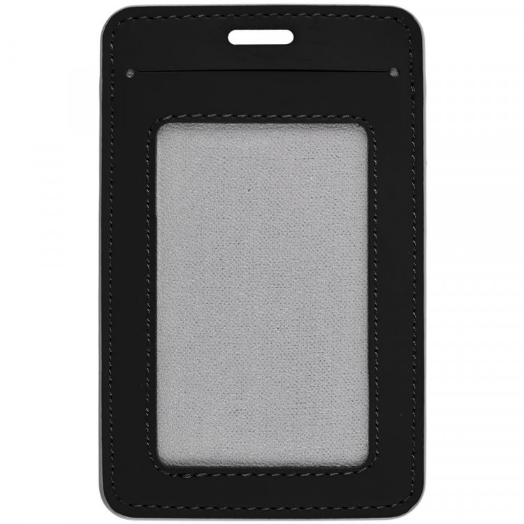 Чехол для пропуска Shall Simple, черный