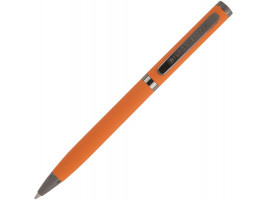 Ручка Firenze шариковая автоматическая софт-тач, оранжевая