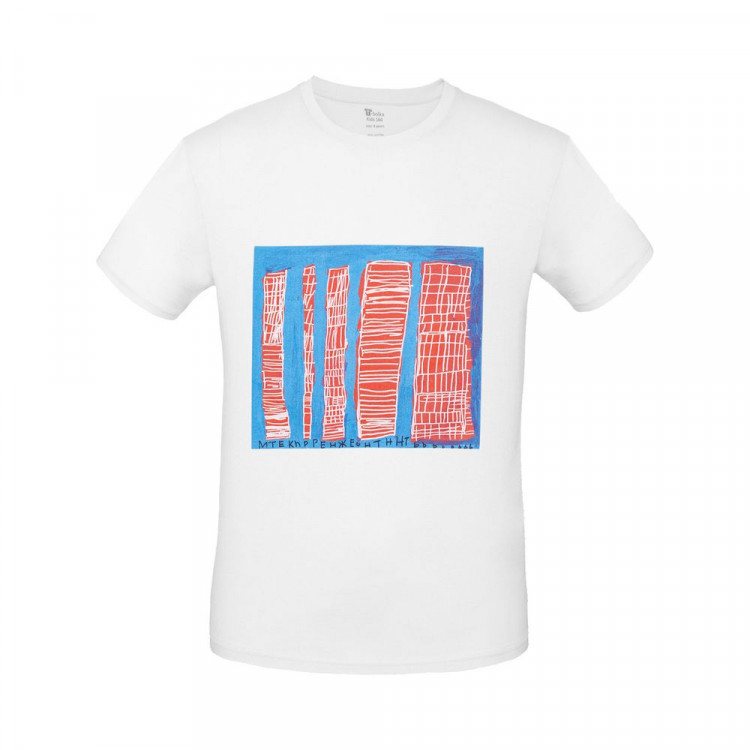 Футболка детская «Небоскребы», белая