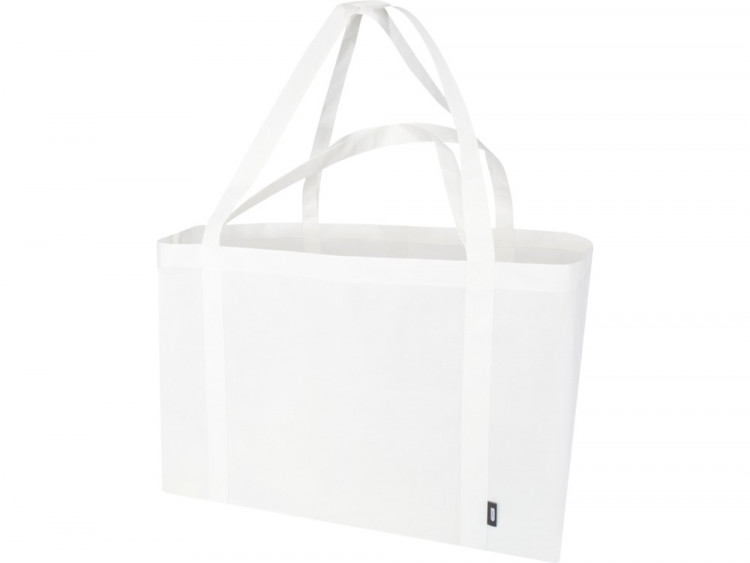 Jumbo эко-сумка очень большого размера из нетканого материала, объемом 65 л, белый