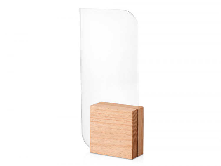 Награда из акрила с деревянным основанием Valor