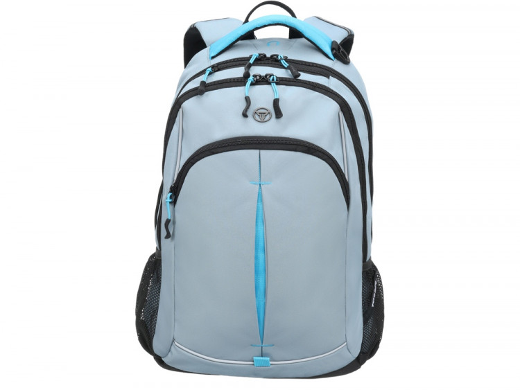 Рюкзак TORBER ROCKIT серый/голубой, полиэстер/добби, 32x15x46 см, 22 л