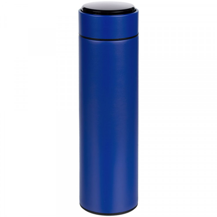 Смарт-бутылка с заменяемой батарейкой Long Therm, синяя