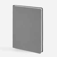 Ежедневник Flex Shall New, недатированный, темно-серый