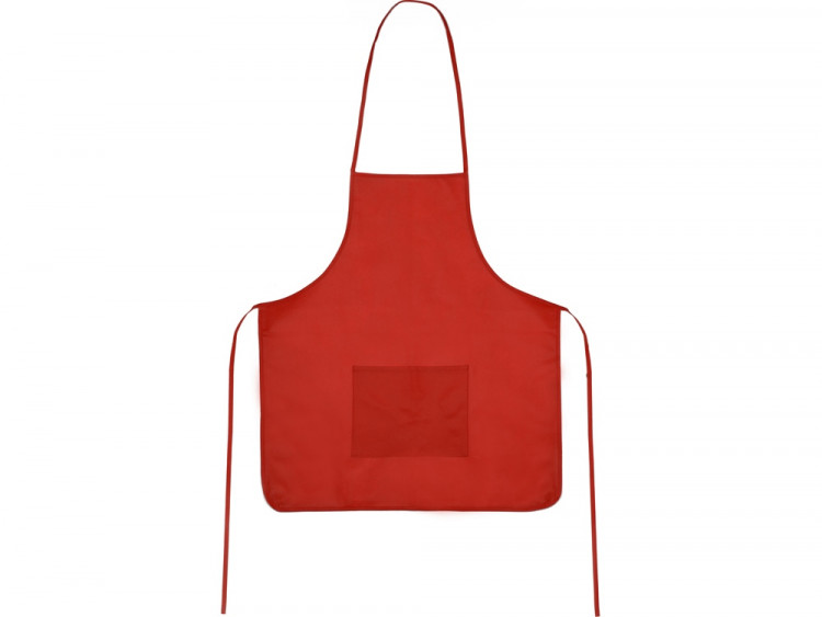 Фартук, красный, плотность 80г/м2