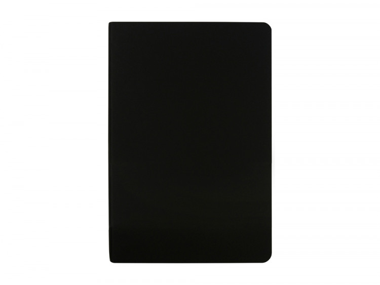 Бизнес тетрадь А5 Megapolis flex 60 л. soft touch клетка, черный