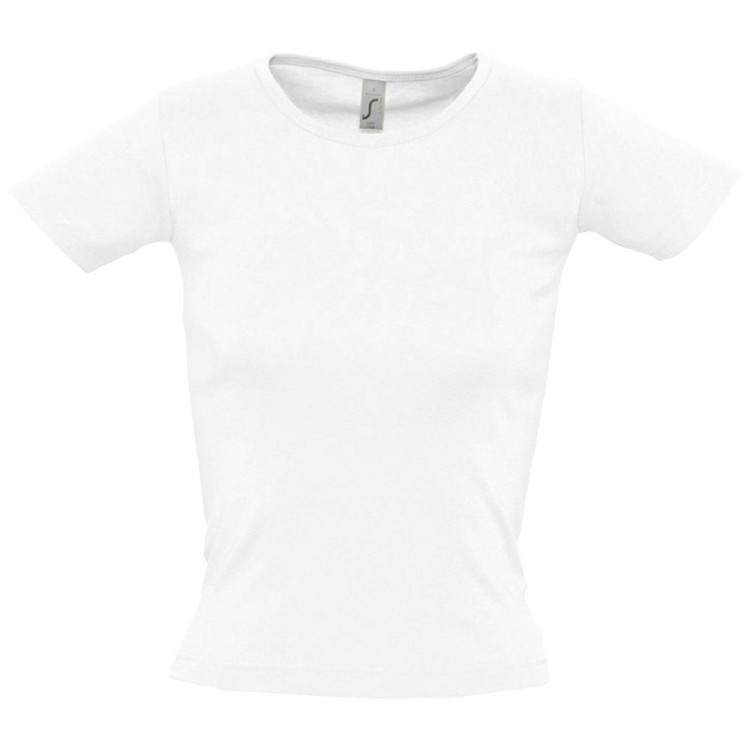 Футболка женская с круглым вырезом Lady 220 белая