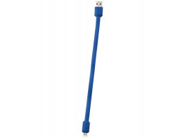 2 в 1 Кабель для зарядки в футляре, синий