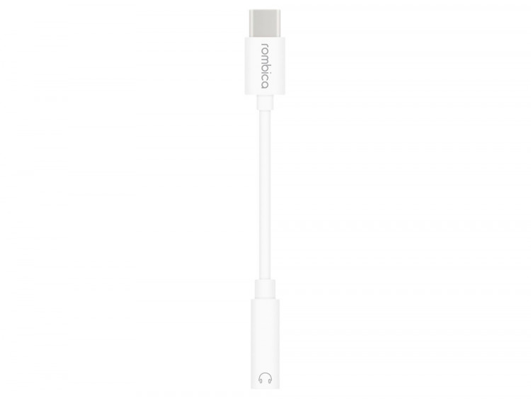 Rombica Type-C Adapter 3.5 White, белый