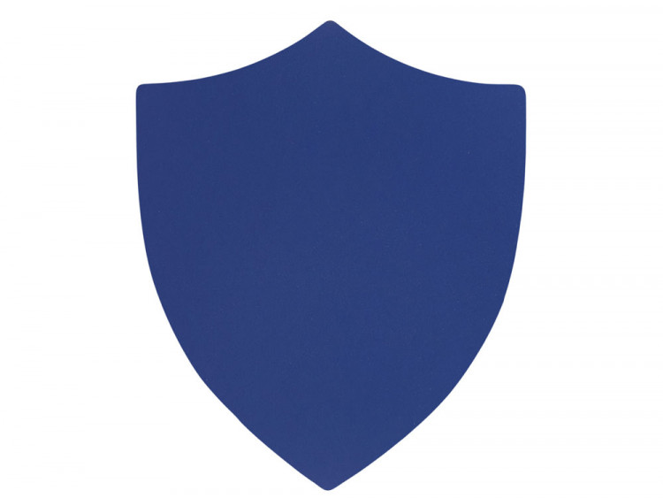 ПАТЧ ЩИТ soft-touch (синий) 6,6 х 5,5 см