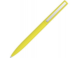 Шариковая ручка  Bright F Gum soft-touch, желтый