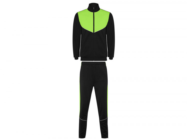 EVANS спортивный костюм, черный/лаймовый