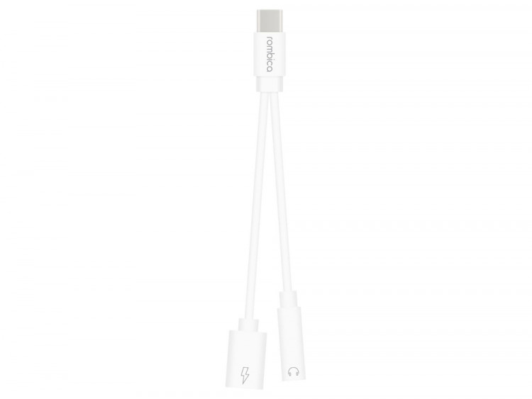 Rombica Type-C Adapter 3.5C, белый