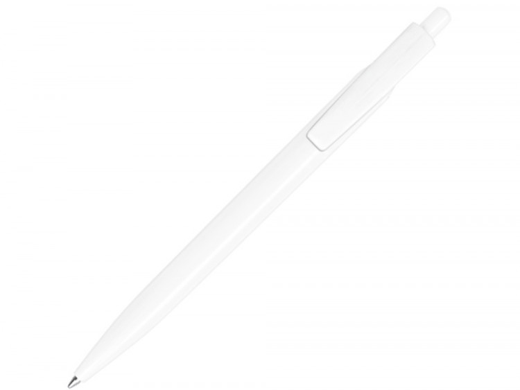 Шариковая ручка Alessio из переработанного ПЭТ, белый, синие чернила