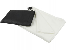 Lucas спортивное полотенце из переработанного полиэстера 50х100 см - Белый