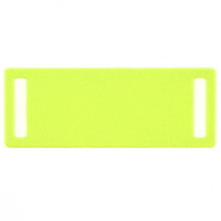 Шильдик металлический Kova, желтый неон