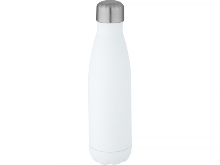 Бутылка Cove из переработанной нержавеющей стали, с вакуумной изоляцией, 500мл - Белый