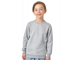 Свитшот Motion детская_10, серый меланж