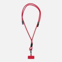 Кабель-ланьярд energyFlex Power Delivery 60 Вт, красный