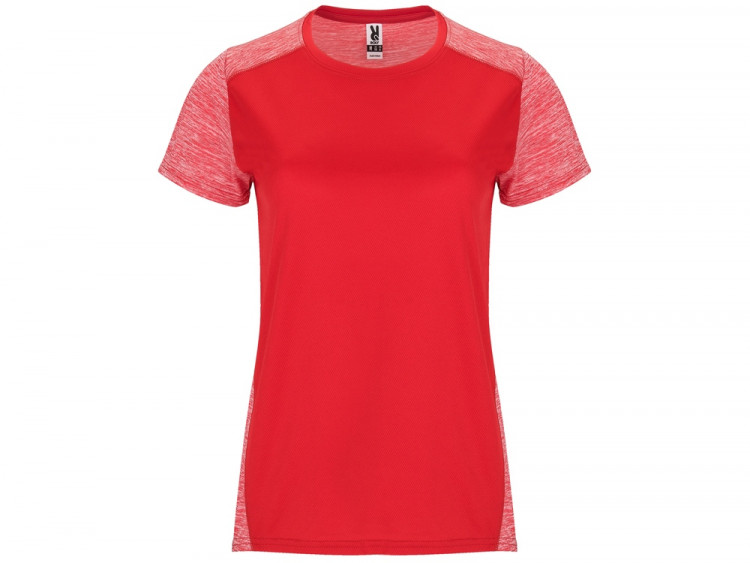 Спортивная футболка Zolder женская, красный/меланжевый красный