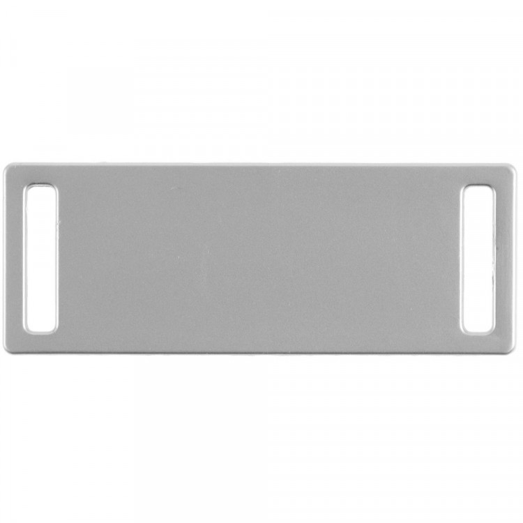 Шильдик металлический Kova, серебристый