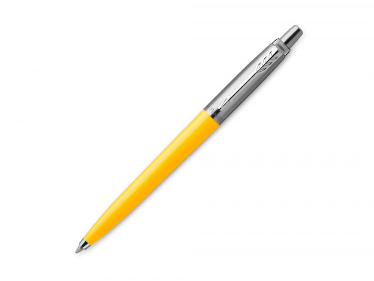 Шариковая ручка Parker Jotter ORIGINALS YELLOW CT, стержень: M blue ЭКО-УПАКОВКА