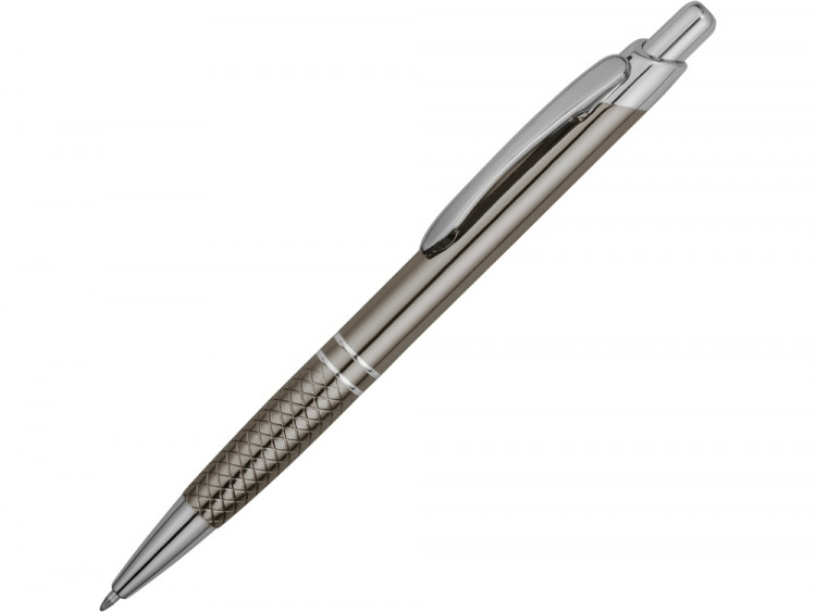 Ручка шариковая Кварц, темно-серый/серебристый