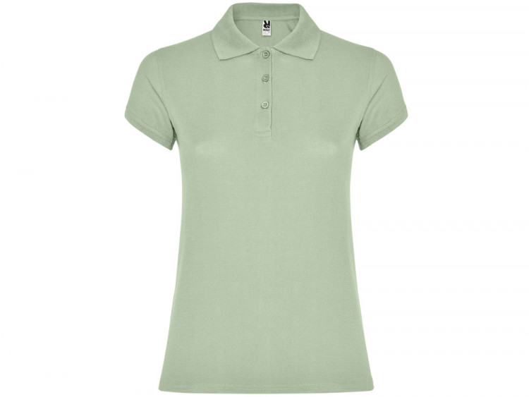 Рубашка-поло Star женская, припыленный зеленый