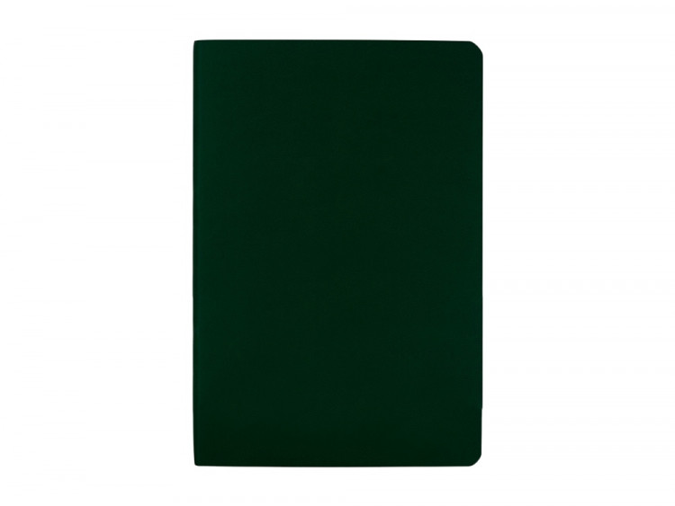 Бизнес тетрадь А5 Megapolis flex 60 л. soft touch клетка, зеленый