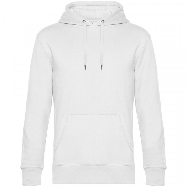 Толстовка с капюшоном унисекс King, белая