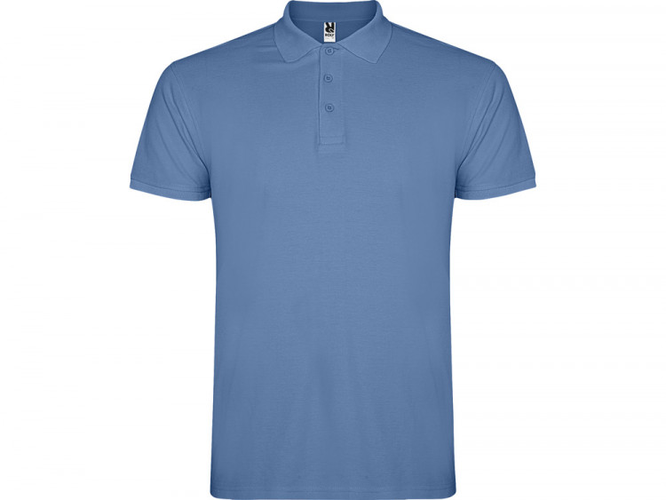 Рубашка поло Star мужская, лазурно-голубой