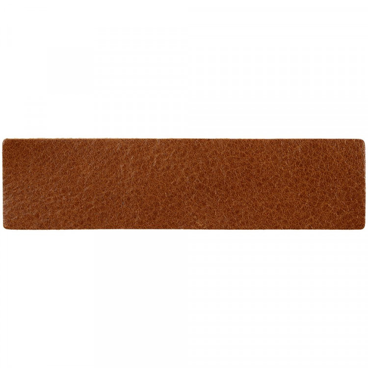 Лейбл кожаный Pasek, горчичный