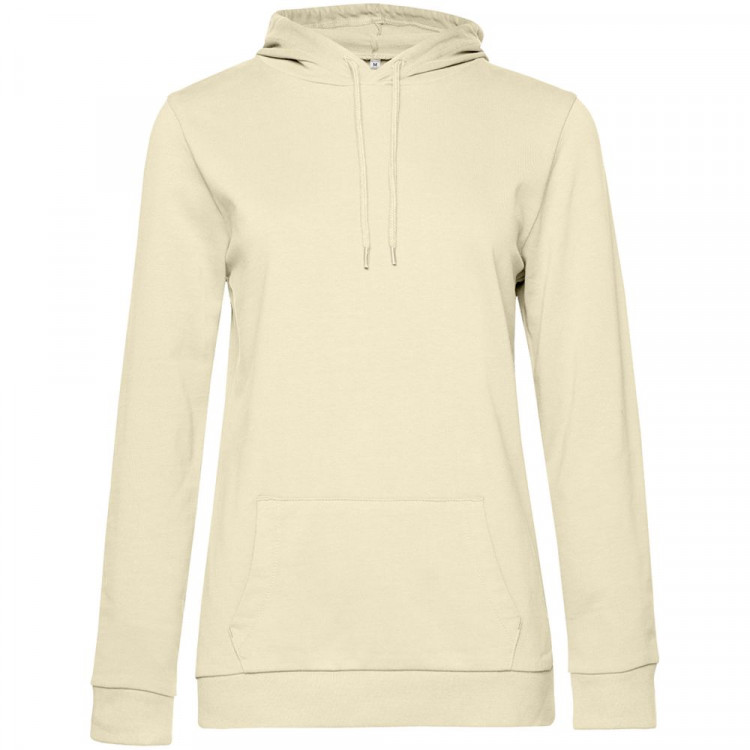 Толстовка с капюшоном женская Hoodie, светло-желтая