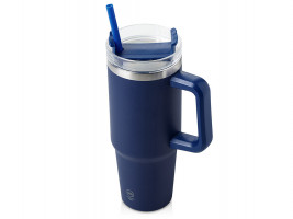 Термокружка KRANSTON с двойными стенками из переработанной нержавеющей стали, синий нейви