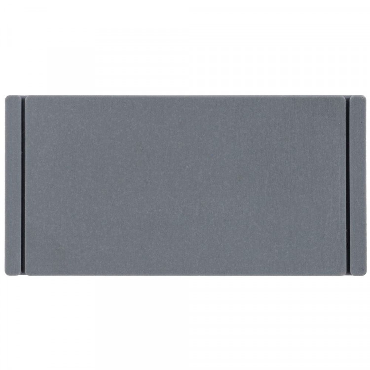 Лейбл из ПВХ Dzeta, S, серый