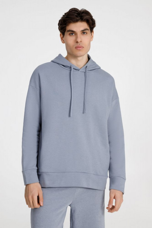 Худи унисекс H2, серое