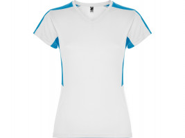 Футболка Suzuka женская, белый/бирюзовый