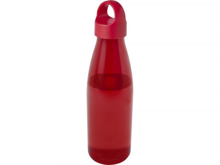 Bergen бутылка для воды объемом 800 мл из переработанной пластмассы, красный