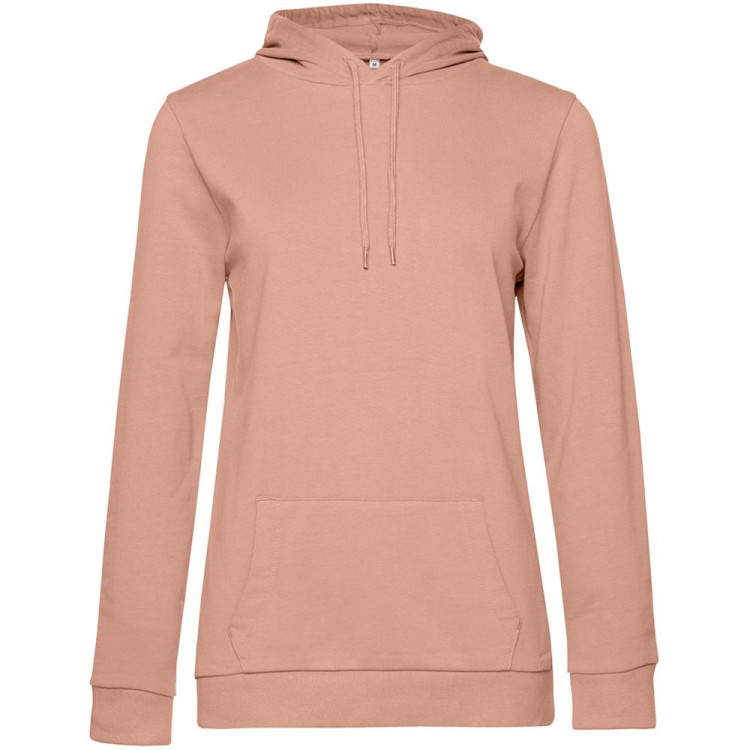 Толстовка с капюшоном женская Hoodie, бежевая (nude)