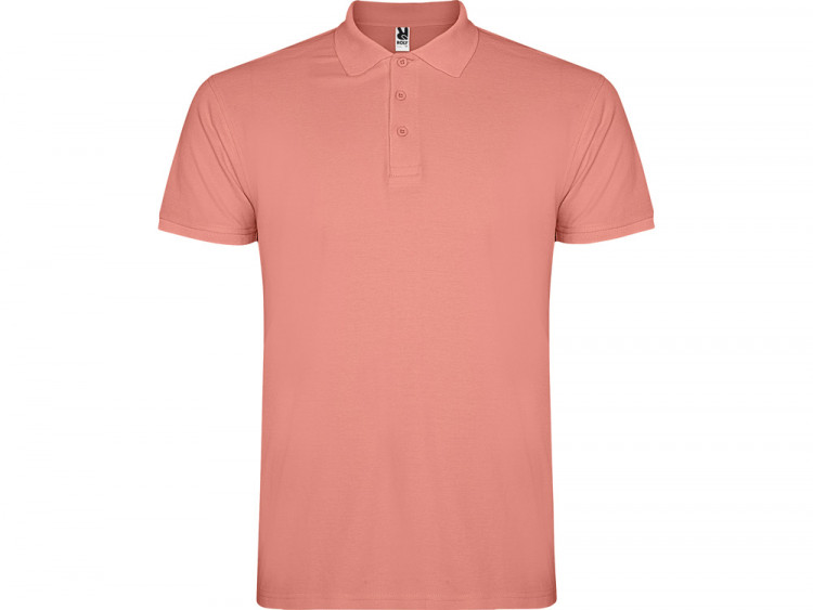 Рубашка поло Star мужская, оранжевая глина