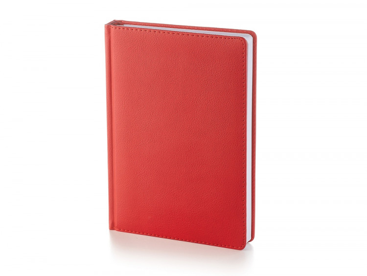 Ежедневник А5 датированный Leader 2026, красный